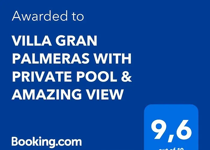 빌라 Gran Palmeras With Private Pool & Amazing View *